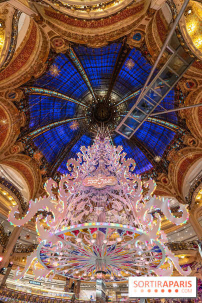 Le sapin de Noël des Galeries Lafayette 2024
