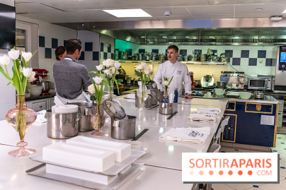 Cours de cuisine au Ritz : la bûche de Noël 2024 - A7C6203