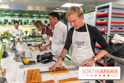 Cours de cuisine au Ritz : la bûche de Noël 2024 - A7C6239