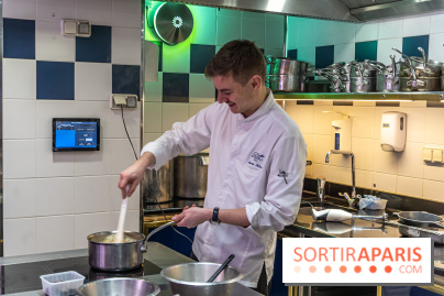 Cours de cuisine au Ritz : la bûche de Noël 2024 - A7C6245