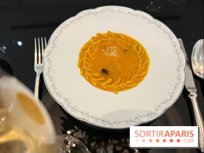 Le Grand Diner, Hôtel San Régis - Potage de courge