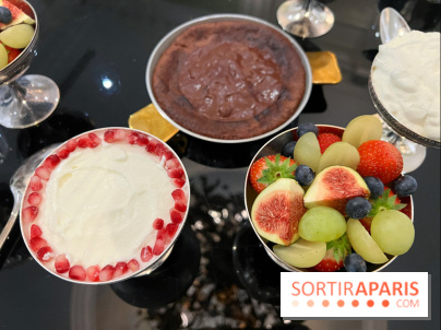 Le Grand Diner, Hôtel San Régis - Gâteau au chocolat, chantilly, glaces