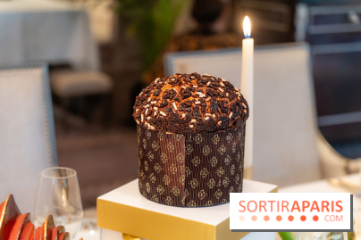 La bûche de Noël Triton du Shangri La Paris 2024 par Maxence Barbot et sa galette des rois 2025 - photos