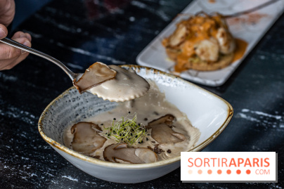 Bo Ranch, le restaurant - bar, site événementiel et lieu de compétition de Reining -  Ravioles aux cèpes