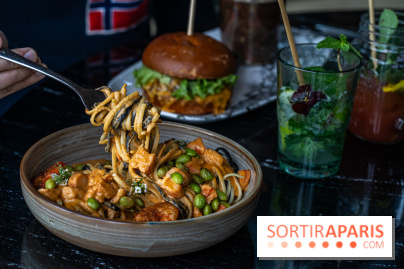 Bo Ranch, le restaurant - bar, site événementiel et lieu de compétition de Reining -  pâtes aux gambas