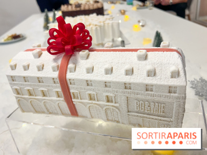 Bûches de Noël 2024 Bo&Mie - Un flocon à Paris