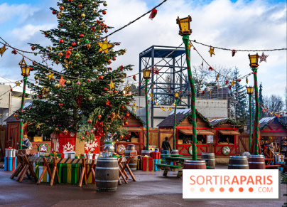Noël au Parc Astérix 2024 - nos photos -  marché gourmand de Noël