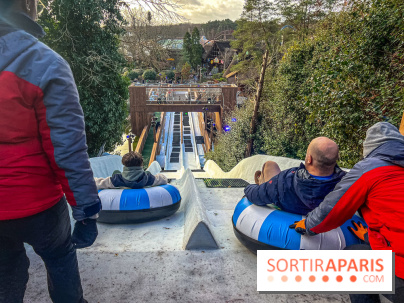 Noël au Parc Astérix 2024 - nos photos - glissade d'Obélix