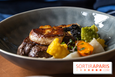 La Table du Château à Dampierre-en-Yvelines, le restaurant face au château - nos photos -  Cœur de filet de bœuf Charolais Label Rouge, foie gras chaud, sauce Madère