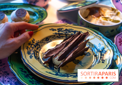 Café Ginori à Paris - tea time et apéritivo Place Vendôme - tiramisu buche 