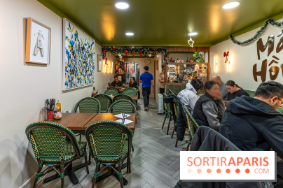 Mây Hồng, le restaurant vietnamien du 111 avenue d'Ivry Paris 13e -  salle