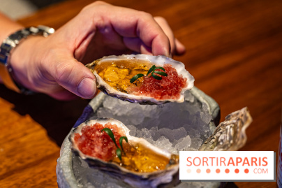 Pink Koï Paris - restaurant japonais -  Kaki Kajitsu su - huitres