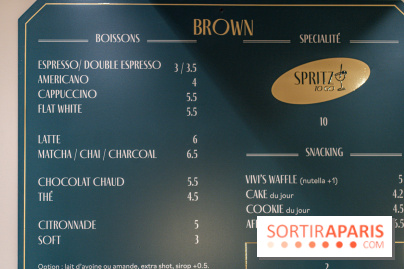 Brown Coffee shop