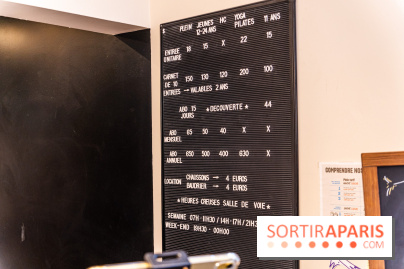 Climbing District Sèvres-Lecourbe, la salle d'escalade dans l'ancienne église Sainte-Rita dans le 15e - A7C2075