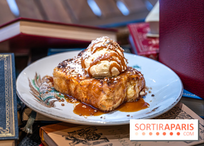 Le Bistro des Livres, le restaurant français pour les amoureux des bouquins -  pain perdu