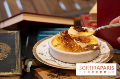 Le Bistro des Livres, le restaurant français pour les amoureux des bouquins -  crème brûlée