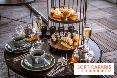 Le tea time éphémère face à la Tour Eiffel au Pullman - A7C02497