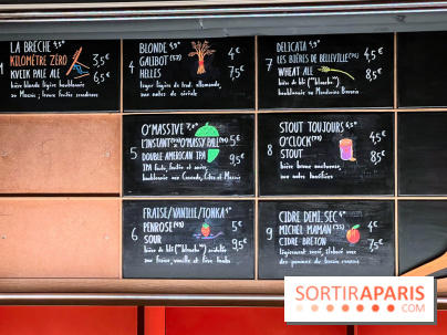 Kilomètre Zéro - Carte des bières