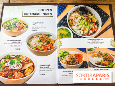 Ngoc Xuyen Saigon, le restaurant vietnamien du 13e aux bons pho et soupes de nouilles - menu