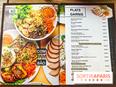 Ngoc Xuyen Saigon, le restaurant vietnamien du 13e aux bons pho et soupes de nouilles - menu