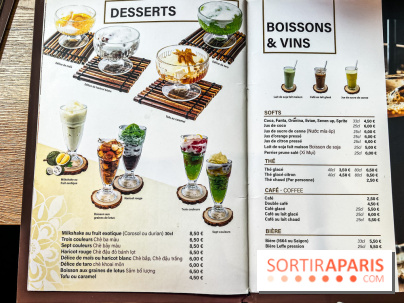 Ngoc Xuyen Saigon, le restaurant vietnamien du 13e aux bons pho et soupes de nouilles - menu