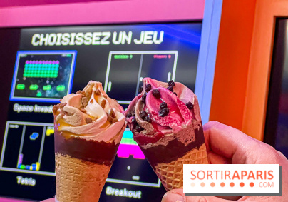 Gamebar î-cone-ique : un pop up hybride entre bar à glaces & bar à jeux d'arcade à Paris - image00032
