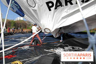 Ballon de Paris au parc André-Citroën : nos photos du gonflement - Ballon de Paris Generali 5
