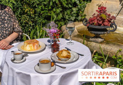 Terrasse de l'Hôtel Particulier, le jardin verdoyant au cœur de Montmartre - photo - A7C06443