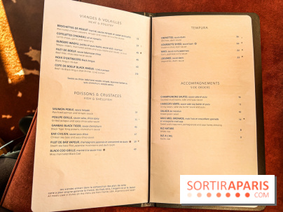 Kinugawa Rive Gauche à Paris, le restaurant en rooftop de l'Hôtel Sax - carte - menu