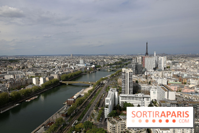 Ballon de Paris au parc André-Citroën : nos photos du vol à bord de l'aéronef - visuel Paris - vue aérienne Paris - vue toit Paris