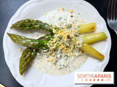 Le Cochon à l'Oreille - Asperges, sauce mimosa
