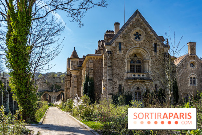 Les Chasses, le restaurant insolite avec une superbe terrasse à l'Abbaye des vaux de Cernay dans les Yvelines - A7C05866