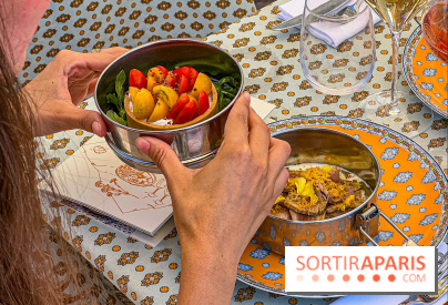 La terrasse estivale du Printemps Haussmann 2025 avec vue sur Paris et la Tour Eiffel - image00046