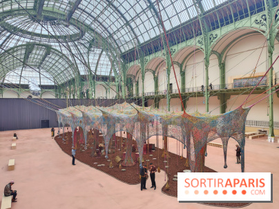 Ernesto Neto tisse une nouvelle installation monumentale gratuite au Grand Palais, nos photos