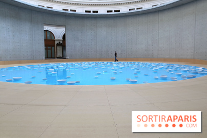 Clinamen, nos photos de l'une installation aquatique et musicale à la Bourse de Commerce - Clinamen Bourse de Commerce 1