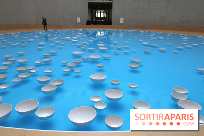 Clinamen, nos photos de l'une installation aquatique et musicale à la Bourse de Commerce - Clinamen Bourse de Commerce 8