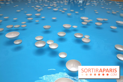 Clinamen, nos photos de l'une installation aquatique et musicale à la Bourse de Commerce - Clinamen Bourse de Commerce 11 fotor 202506061538