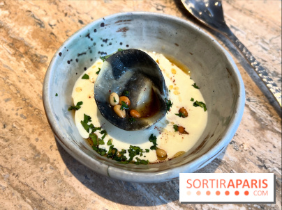 Restaurant Alan Geaam - Raviole, sarrasin fermenté, coriandre