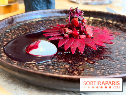 Restaurant Alan Geaam - Le Thon rouge Betterave, sésame noir, épices kamouneh