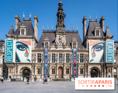 Hôtel de Ville - De Paris à Belem - Forêt Urbaine - Obey  - A7C03043