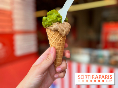 La Glace Alain Ducasse - Sorbet herbes fraiches, glace pain