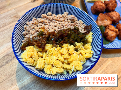 Kotsu Kotsu - Donburi poulet oeufs brouillés