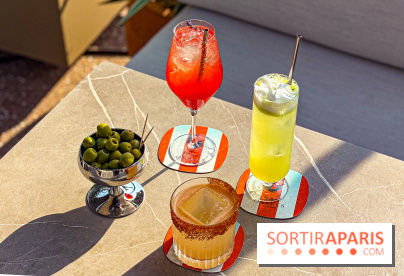 Bar Les Ombres : cocktails & tapas sur le rooftop du Musée du Quai Branly avec vue sur la tour Eiffel