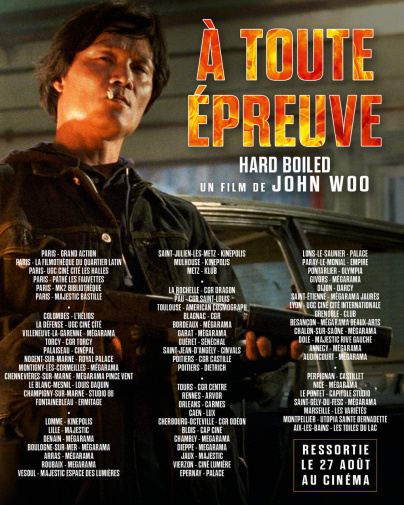 À TOUTE ÉPREUVE (Hard Boiled) - A TOUTE EPREUVE SORTIE ListeCinemas Sem270825