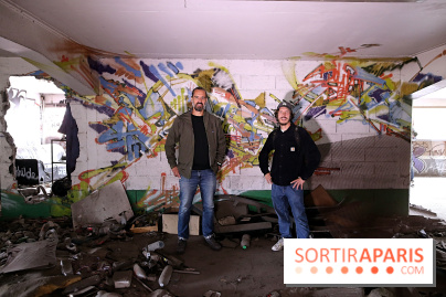 Le Mausolée des street artistes Lek & Sowat à Paris, nos photos