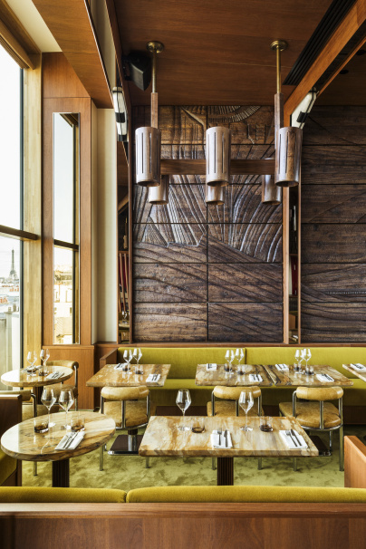 La Fondation restaurant - Hotel La Fondation©RomainRicard Restaurant 8ème étage