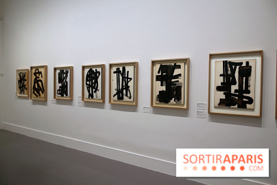 Pierre Soulages : nos photos de son exposition et de ses peintures sur papier à voir au Musée du Luxembourg