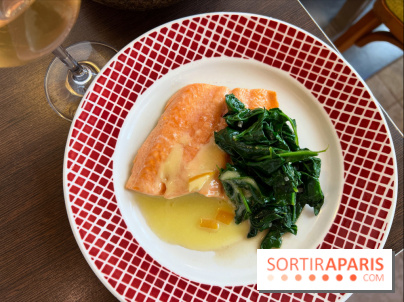 Comptoir Lazu - Truite beurre blanc, épinards