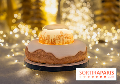 la Bûche de Noêl du Mandarin Oriental Lutetia aux Lumières de Paris