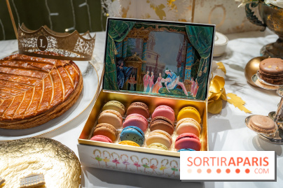 Les bûches et créations de Noël et fêtes de Ladurée 2025